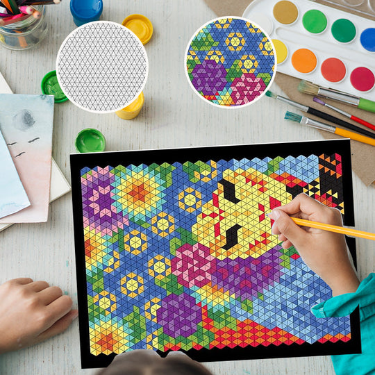 CreativeQuest™ – Mozaïek Kleurplezier Set – Creatief Ontspannen voor Alle Leeftijden