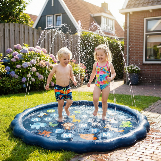 SplashPlay – Opblaasbare Splash Pad voor Baby’s en Peuters