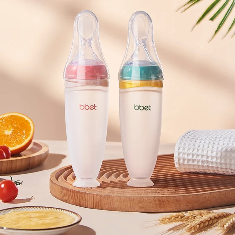 EasySqueeze™ – De Knijplepel voor Babyvoeding