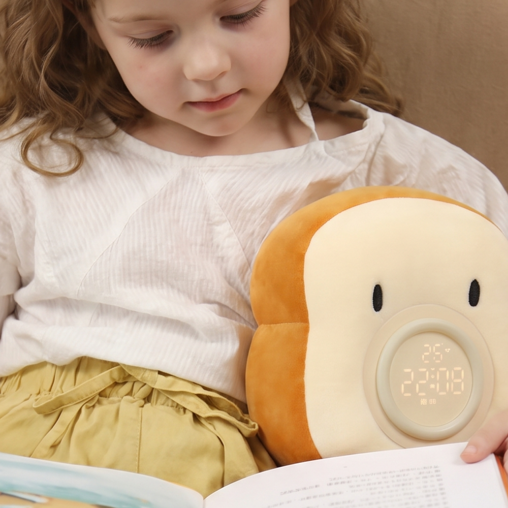 ToastGlow – Kinderwekker met Nachtlampje