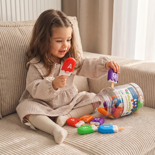 LearnScoops – Alfabet & Cijfer IJsjes Montessori Leerspeelgoed