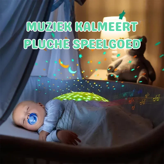 DreamHug™ – Zacht Knuffeldier met Rustgevend Nachtlampje & Sterrenprojector
