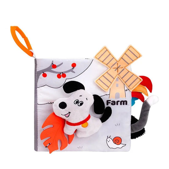 SoftSensory™ – Zacht Baby Sensorisch Boek – Voel & Ontdek