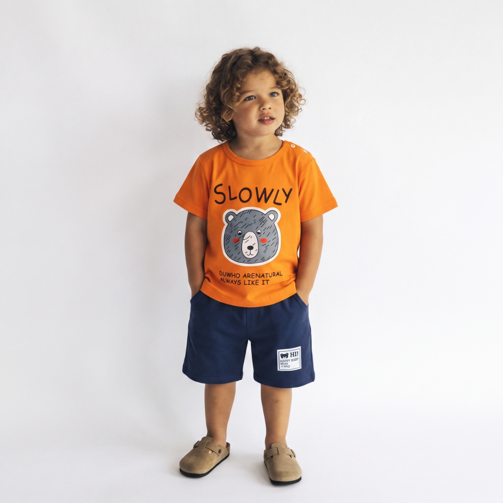 PlayPals – Boys' Summer Set with Cartoon Print