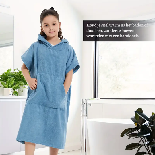 AquaWrap™ – Superabsorberende Sneldrogende Badjas & Handdoek