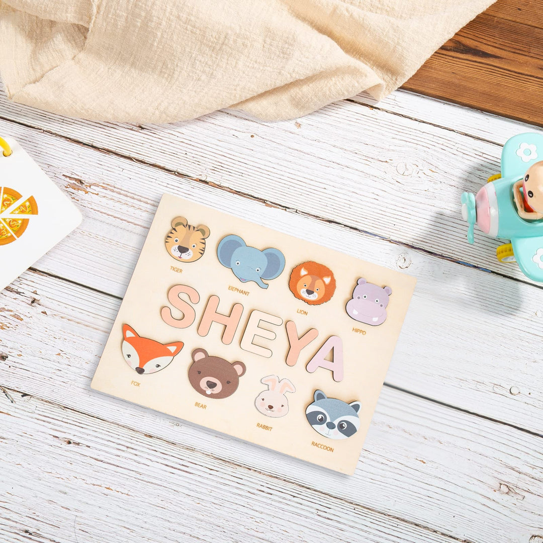 NamePuzzle – Gepersonaliseerde Houten Naampuzzel