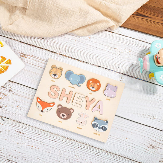 NamePuzzle – Gepersonaliseerde Houten Naampuzzel