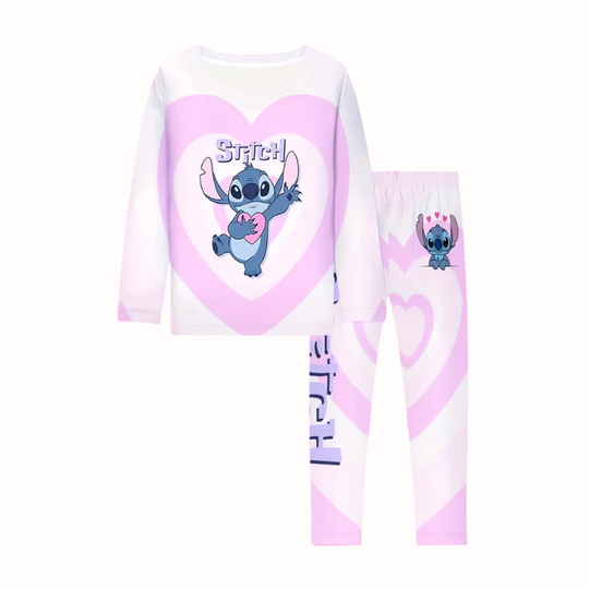 StitchHeart™ – Meisjes Stitch Pyjama Set