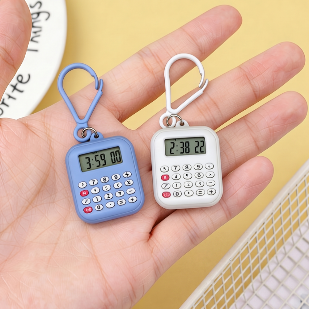CalcuClip – Digitale Rekenmachine Horloge Sleutelhanger