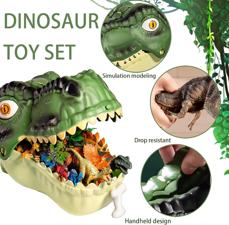 DinoDen dino hoofd speelset - Milo & Moon