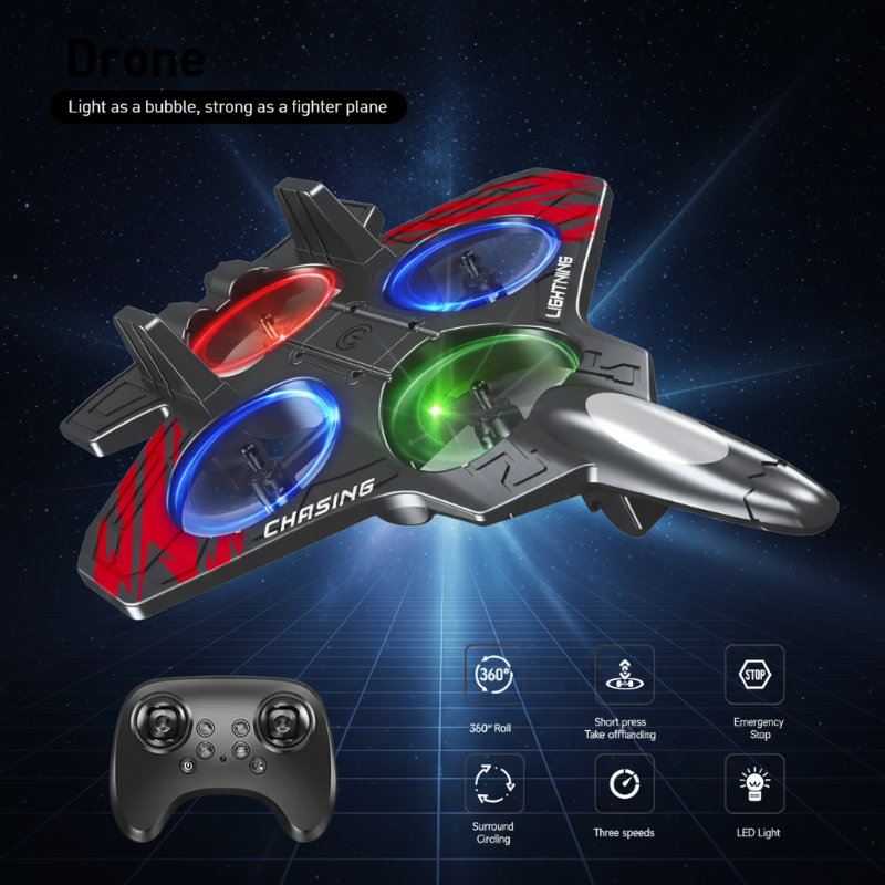 SkyLoop RC stunt vliegtuig met licht - Milo & Moon