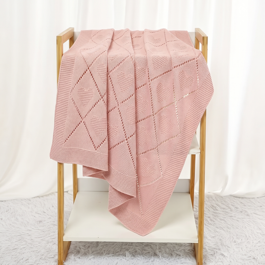 CozyCotton – Soft Cotton Knitted Baby Blanket, Cosy Comfort for Babies
