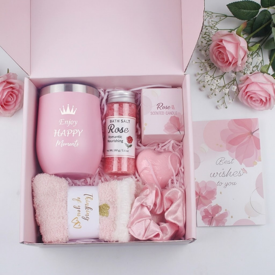 BlushBloom – Luxe Wellness Cadeauset voor Vrouwen