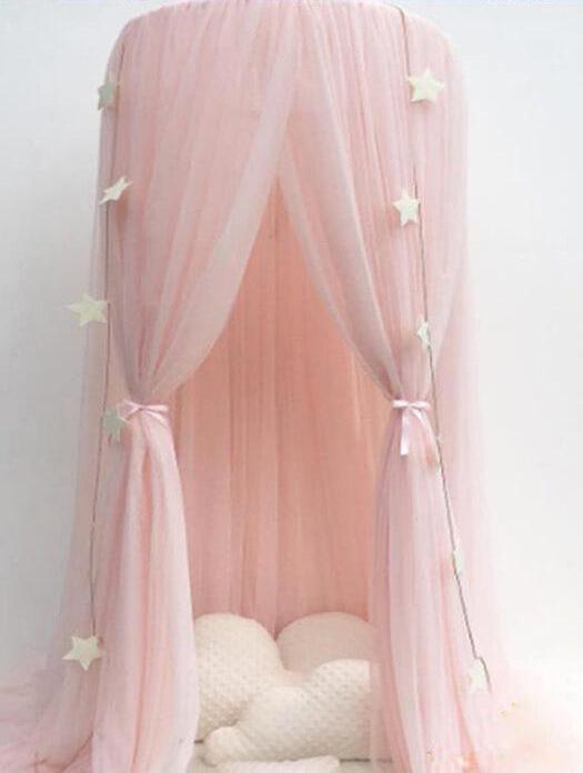 StarryHaven™ – Ronde Babybed Hemel voor Magische Kinderkamer