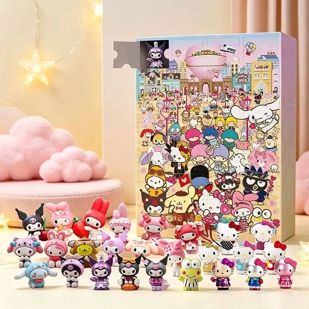 <font dir="auto" style="vertical-align: inherit;"><font dir="auto" style="vertical-align: inherit;">Calendrier de l'Avent de Noël - Nouveau calendrier de compte à rebours Sanrio KT Cat - Boîte aveugle Sanrio</font></font>