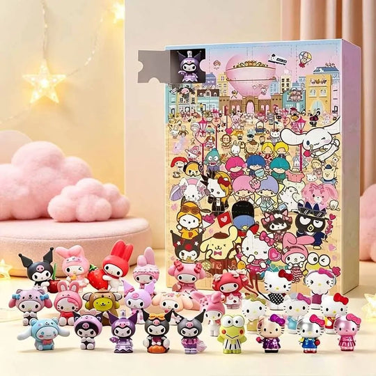 <font dir="auto" style="vertical-align: inherit;"><font dir="auto" style="vertical-align: inherit;">Calendrier de l'Avent de Noël - Nouveau calendrier de compte à rebours Sanrio KT Cat - Boîte aveugle Sanrio</font></font>