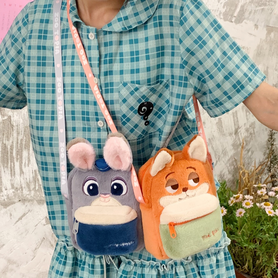PlushBuddy – Pluche Cartoon Crossbody Tas