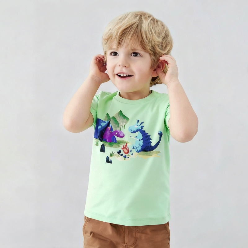 Adam – Dino Camping T-shirt