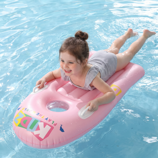 AquaPeek – Opblaasbaar Baby Zwemvlot met Transparant Kijkvenster