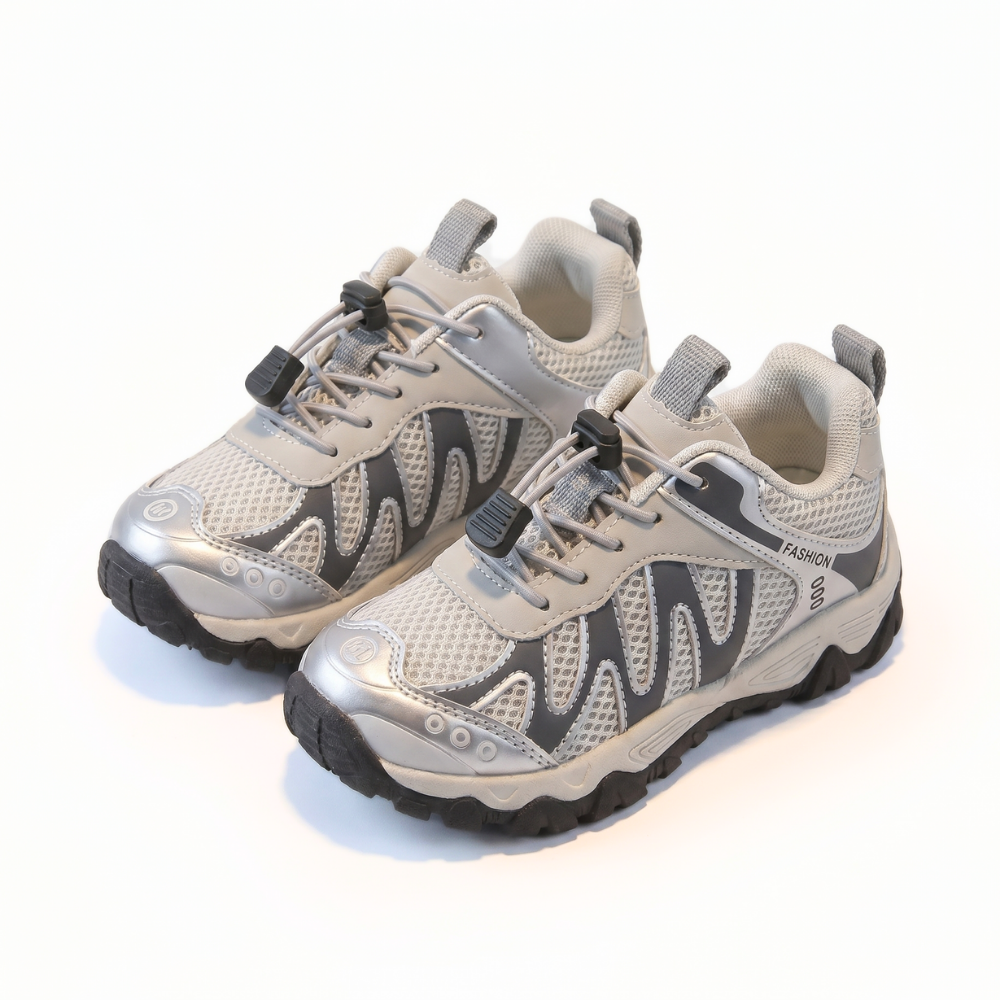TrailFlex – Ademend Kinder Sneakers met Antislip Zool en Elastische Sluiting