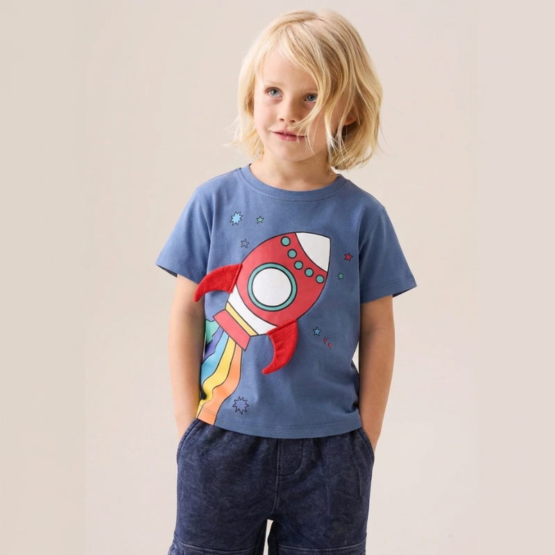 Matej – Rocket Print T-shirt