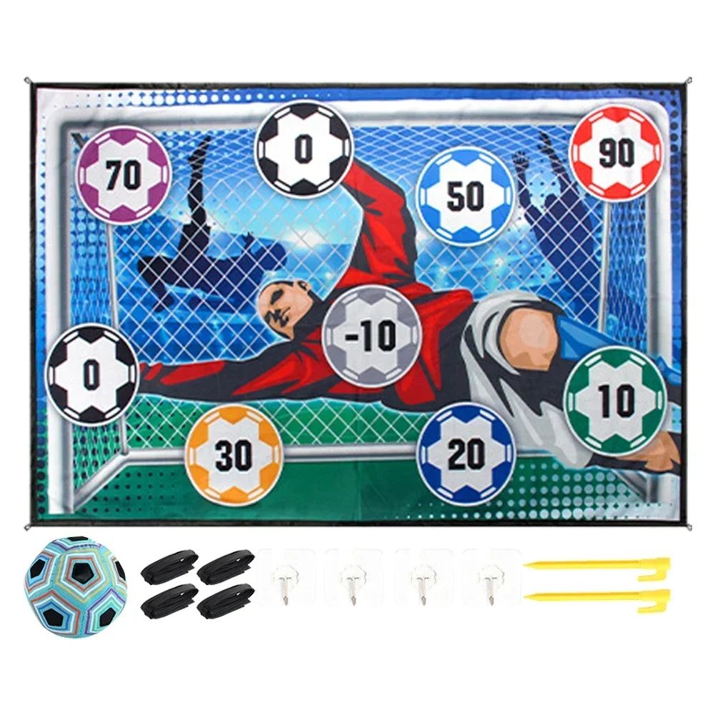 PlayGoal™ – Plakbare Voetbalmat voor Binnen & Buiten – Actief Speelplezier