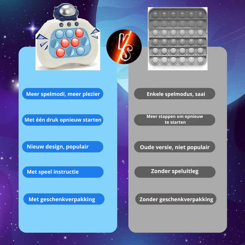 JoyPop™ – Fidget Spelconsole voor Peuters, Educatief en Sensorisch