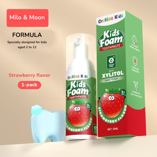 Milo & Moon - 360° Foam kinder tandpasta