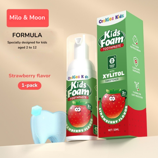 Milo & Moon - 360° Foam kinder tandpasta