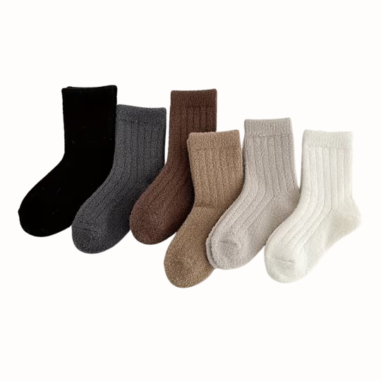 FleeceCozy™ – 3-Pack Kinder Fleece Sokken – Warme Dikke Sokken