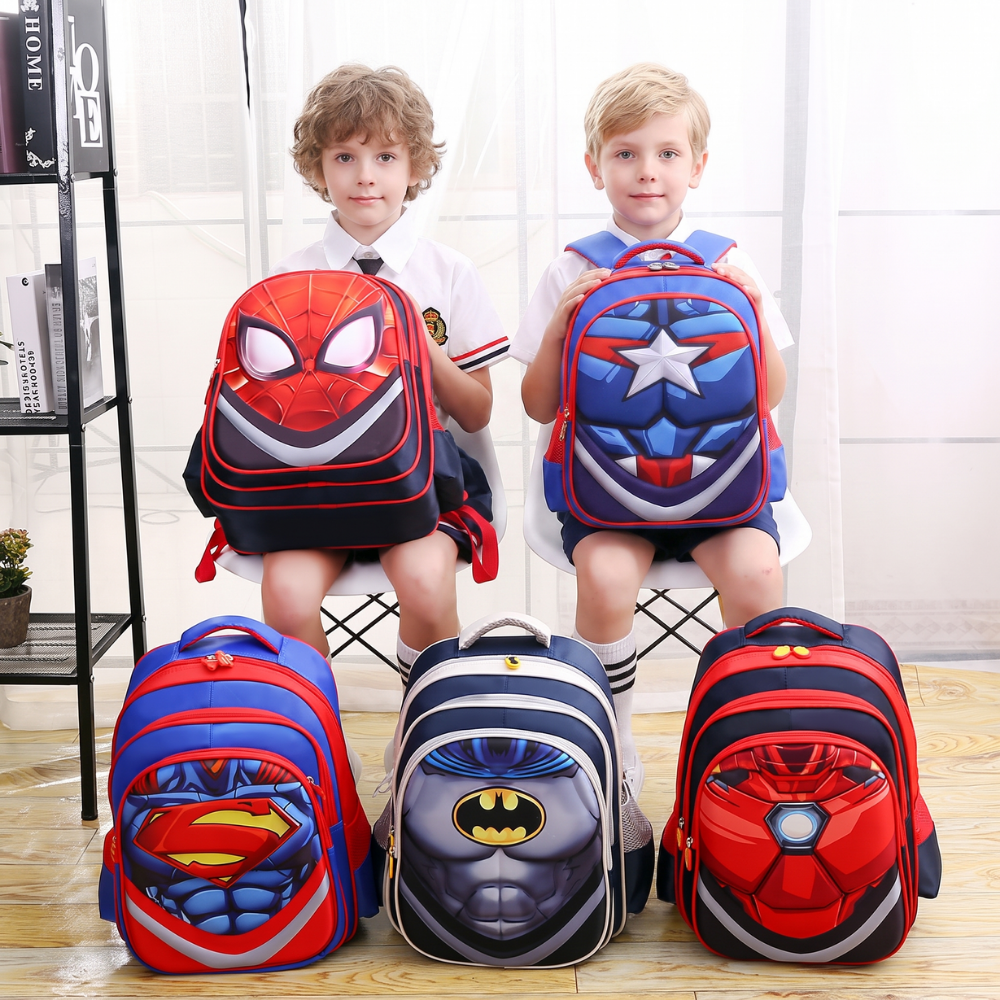 HeroShell – 3D Schoolrugzak voor Jongens