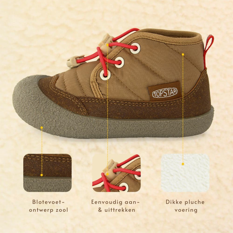 IceWalker™ – Kinder Winterlaarzen – Warm, Waterdicht & Gezond voor Kinder Voeten