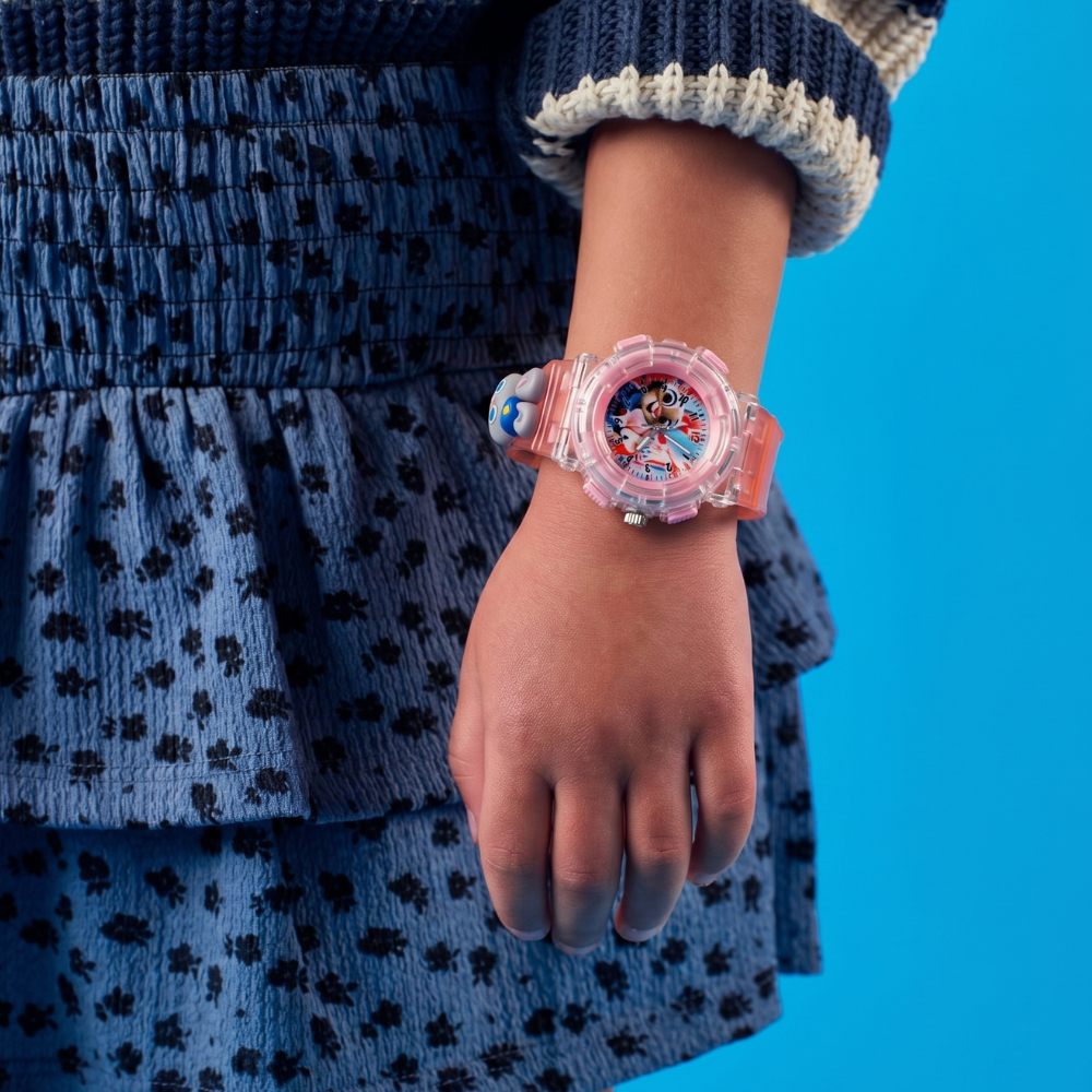 ZooFlash – LED Horloge met Vos & Konijn