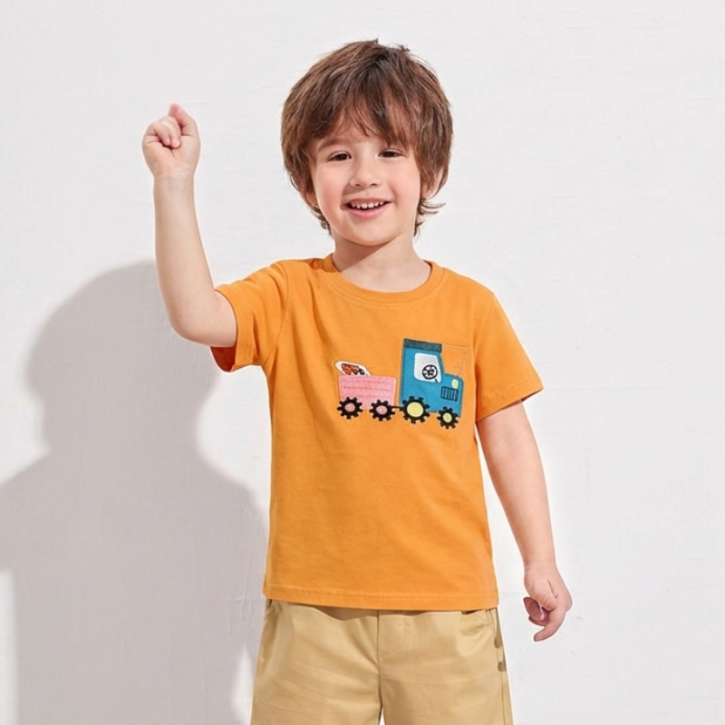 Alessio – Tractor Print T-shirt