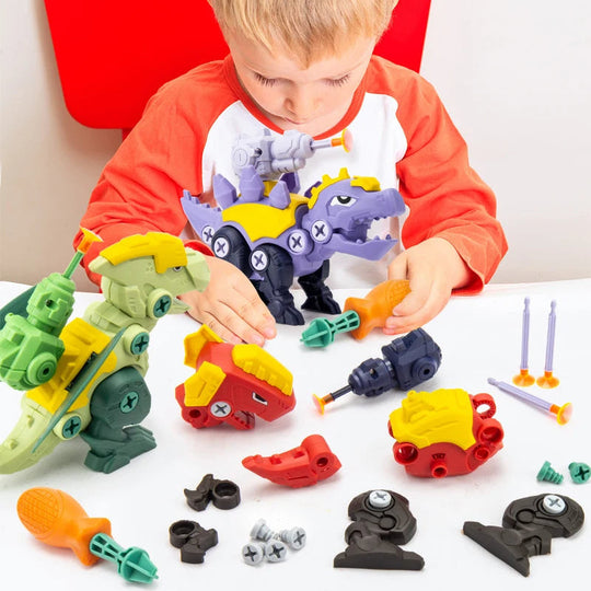 DinoBuild™ – Dinosaur Bouwset met Schroevendraaier