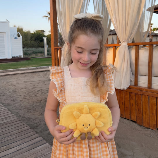 FluffyPouch – Pluche Etui met Rits voor Kinderen