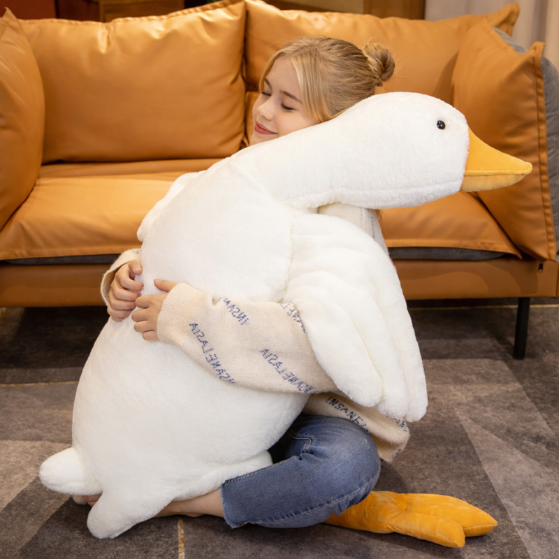 GooseDream™ – Grote Witte Gans Knuffel