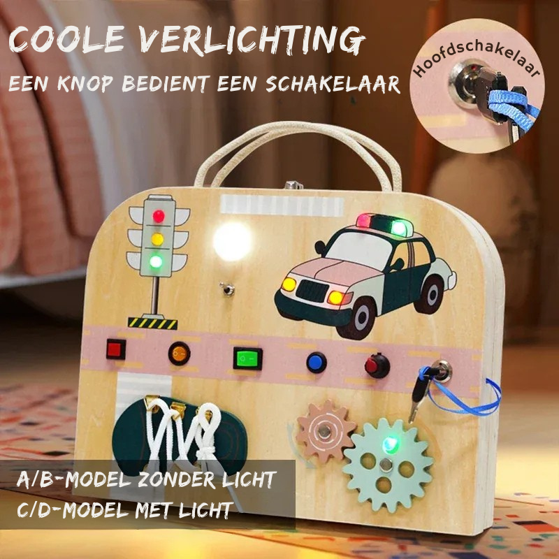 SkillBoard™ – Interactieve Sensory Speelkoffer – Leren & Ontdekken