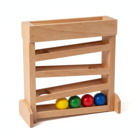 RollTrack – Houten Ballenbaan met Auto