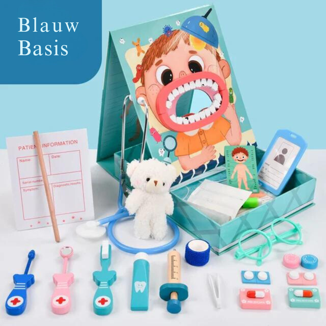 Dr. Dentist Speelset – Educatief Rollenspel voor Kinderen met Tandartsinstrumenten