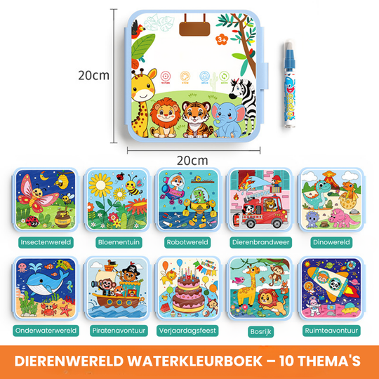 MagicDraw – Herbruikbaar Waterkleurboek voor Kinderen