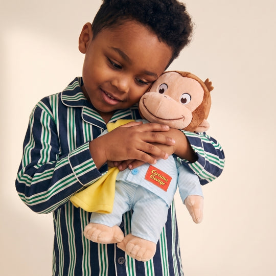 <font dir="auto" style="vertical-align: inherit;"><font dir="auto" style="vertical-align: inherit;">Livre d'images en peluche de George le singe curieux - Jouet en peluche confortable pour enfants</font></font>