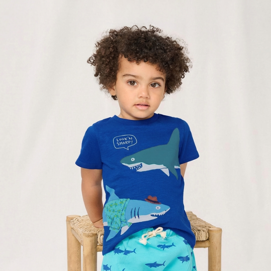 Gabriel – Haai Print T-shirt