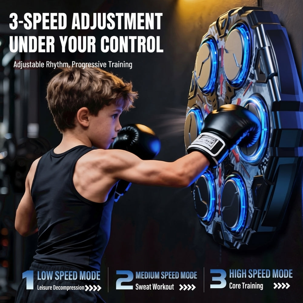 BoxingBeat – Interactieve Boksmachine met Licht en Ritme