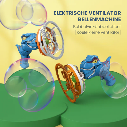 DinoBubbles – Dino Bubbelmachine met Licht en Muziek