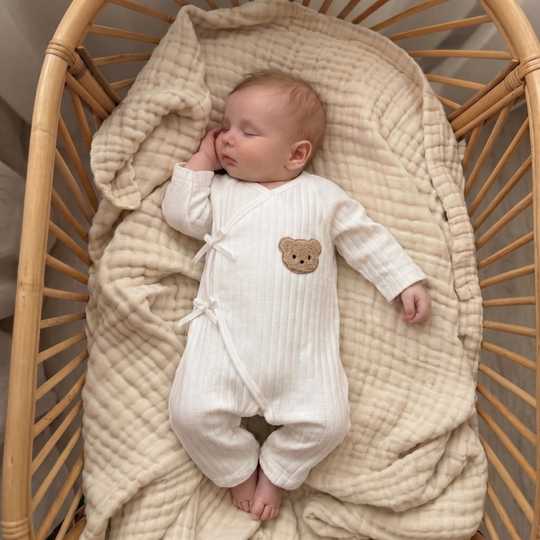 BearWrap – Baby Romper met Overslag