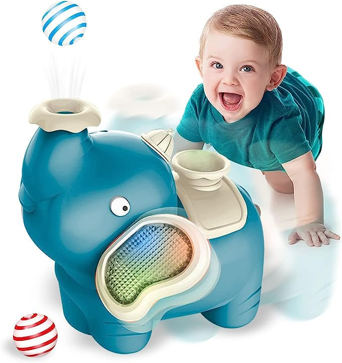 EleFantasia™ – Muzikale Lopen­de Olifant met Zwevende Bal & Mistfunctie