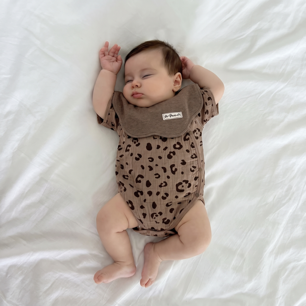LittleWild – Katoenen Baby Romper met Muts
