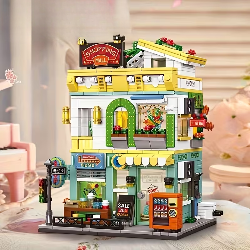 MallMaster™ – 1005-delige Realistische Winkelcentrum Bouwset