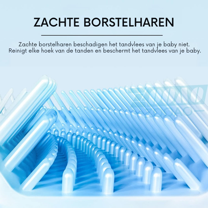 MiloBrush™ – 6 Stuks U-vormige Kindertandenborstels – 360° Siliconen Babyborstels 0–12 Jaar